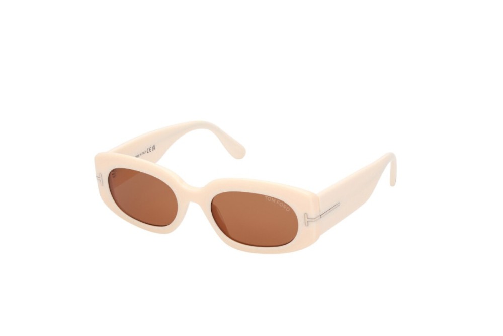 Tom Ford FT1187-F CIELLE - 25E - 54 Sonnenbrillen Beige Oval