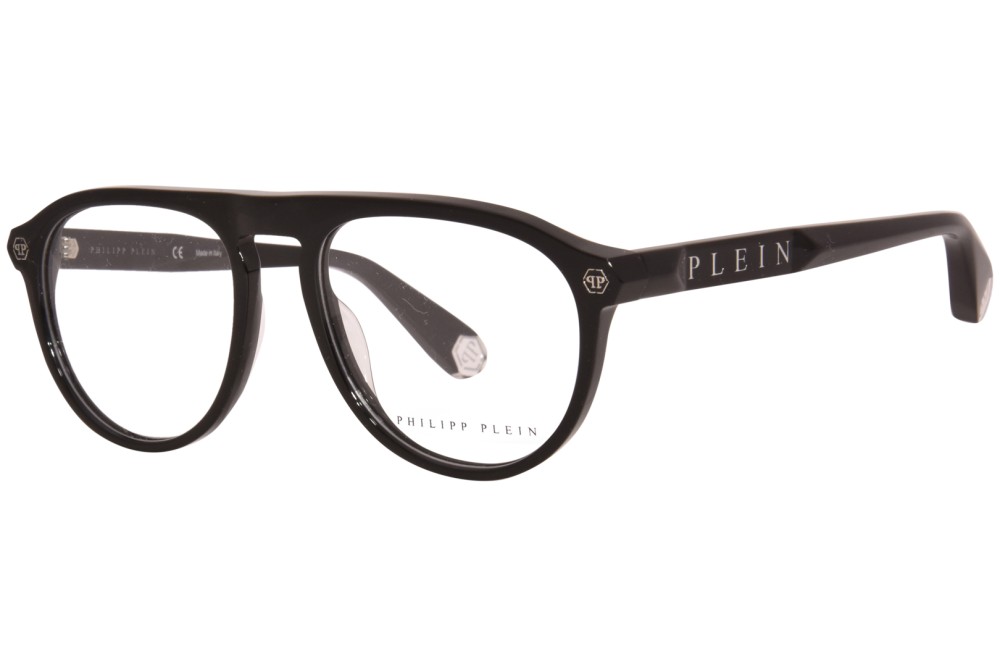 Philipp Plein VPP016 PASSION - 0700 - 54 Brillenfassungen Schwarz Pilot (Aviator)
