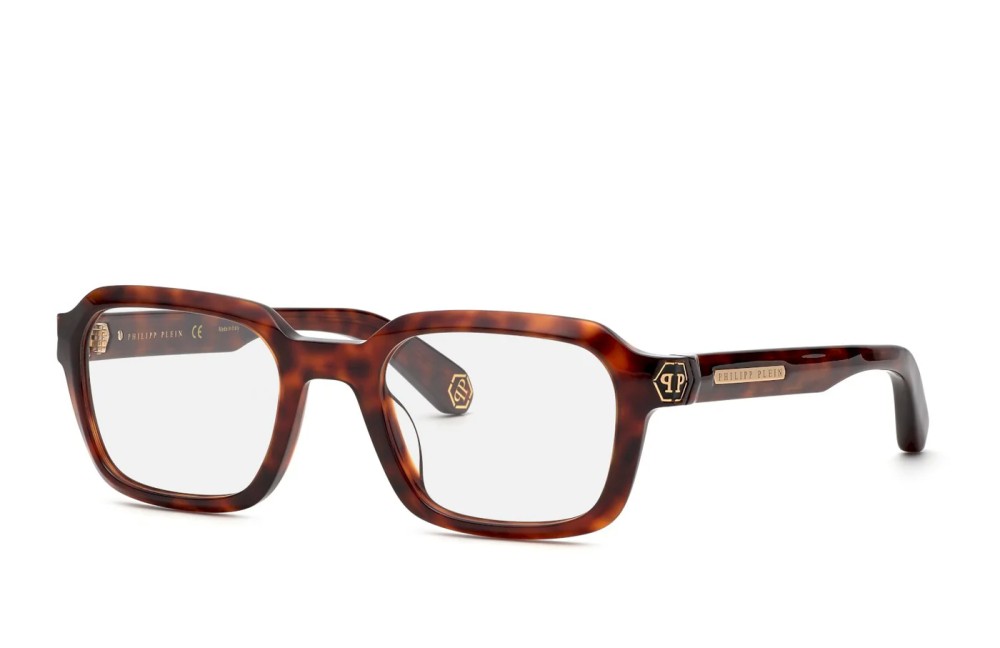 Philipp Plein VPP083 BRAVE SHADE - 0C10 - 52 Brillenfassungen Havanna Eckig