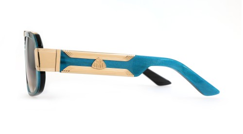 Maybach THE BOSS II - MG-HCB-Z33 - 59 - VERGOLDET (GOLD PLATED) Sonnenbrillen Pilot (Aviator)