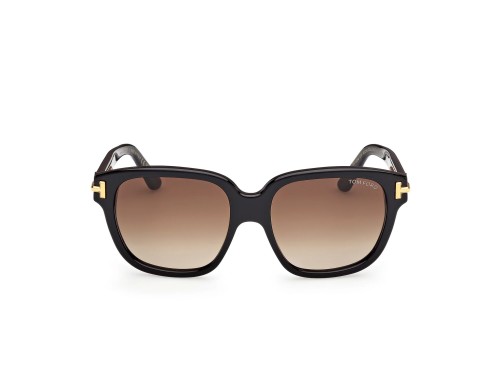Tom Ford FT1236 ICON COLLECTION - 01F - 58 Sonnenbrillen Schwarz Kissenform (Abgerundet)