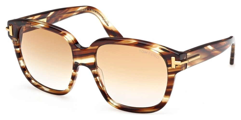 Tom Ford FT1236-F ICON COLLECTION - 55F - 58 Sonnenbrillen Havanna Eckig