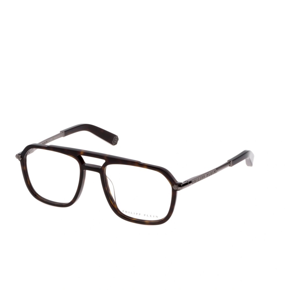 Philipp Plein VPP018 BROADWAY LINE - 0722 - 54 Brillenfassungen Havanna Pilot (Aviator)
