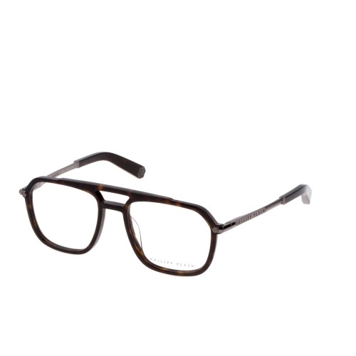 Philipp Plein VPP018 BROADWAY LINE - 0722 - 54 Brillenfassungen Havanna Pilot (Aviator)