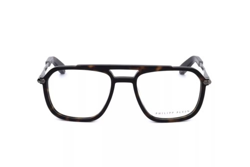 Philipp Plein VPP018 BROADWAY LINE - 0722 - 54 Brillenfassungen Havanna Pilot (Aviator)