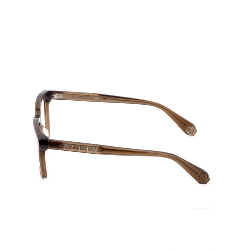 Philipp Plein VPP015 FIRST TOUCH - 03GE - 53 Brillenfassungen Braun Eckig