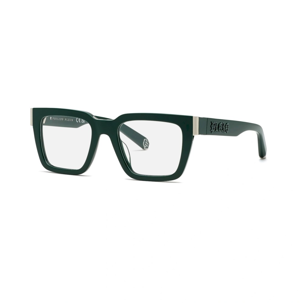 Philipp Plein VPP112 MASTER - 06WT - 51 Brillenfassungen Schwarz Eckig