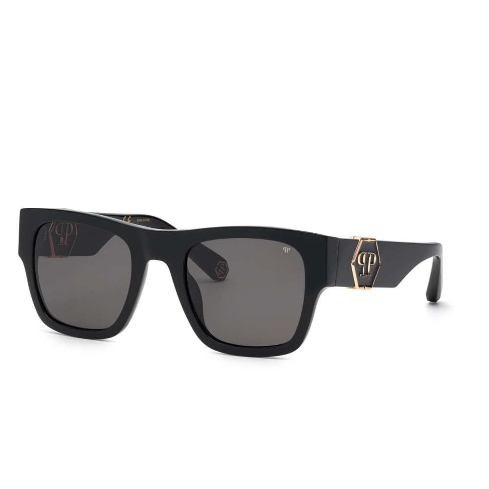 Philipp Plein SPP042W ICON - 700F - 54 Sonnenbrillen Schwarz Eckig