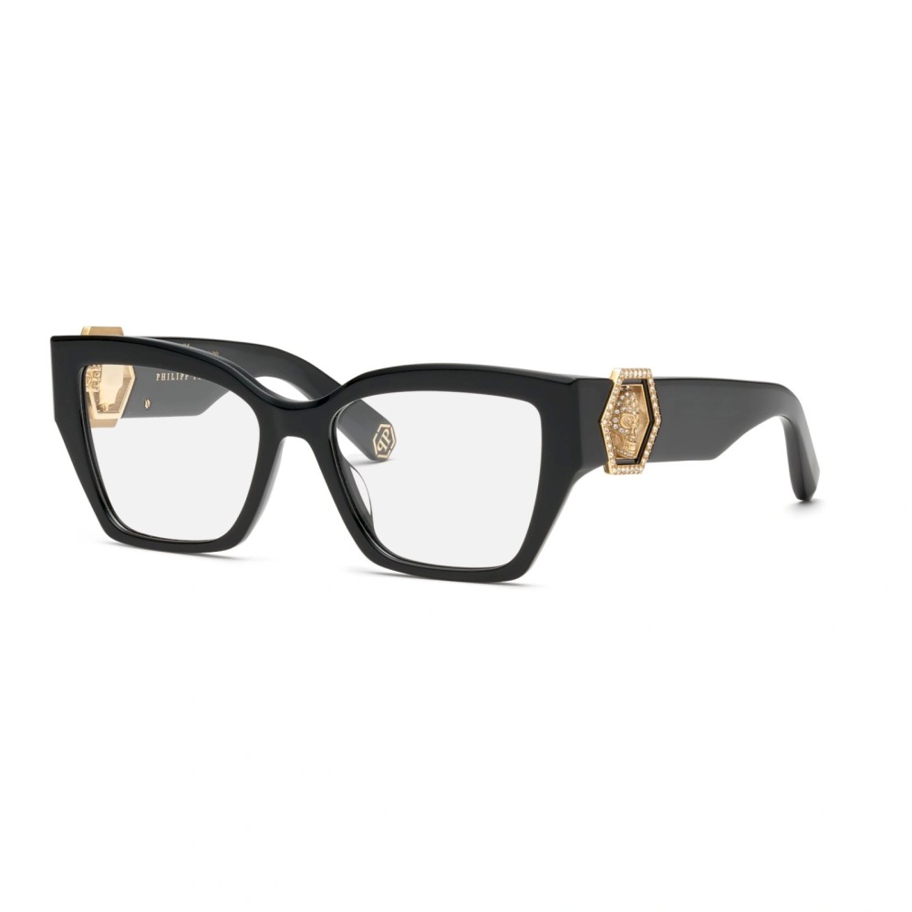 Philipp Plein VPP164S CAPTURE CRYSTAL - 700Y - 54 Brillenfassungen Schwarz Eckig