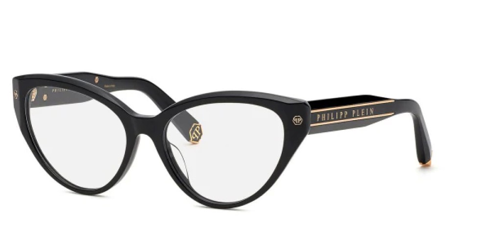 Philipp Plein VPP052 CATEYES - 0700 - 54 Brillenfassungen Schwarz Cat Eye