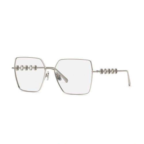 Philipp Plein VPP071 DELIGHT - 0523 - 57 Brillenfassungen Silber Eckig