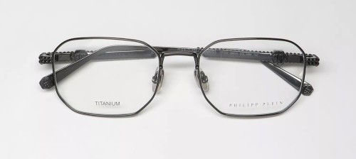 Philipp Plein VPP062V CLASSICAL WAVES - 0568 - 54 Brillenfassungen Schwarz Eckig