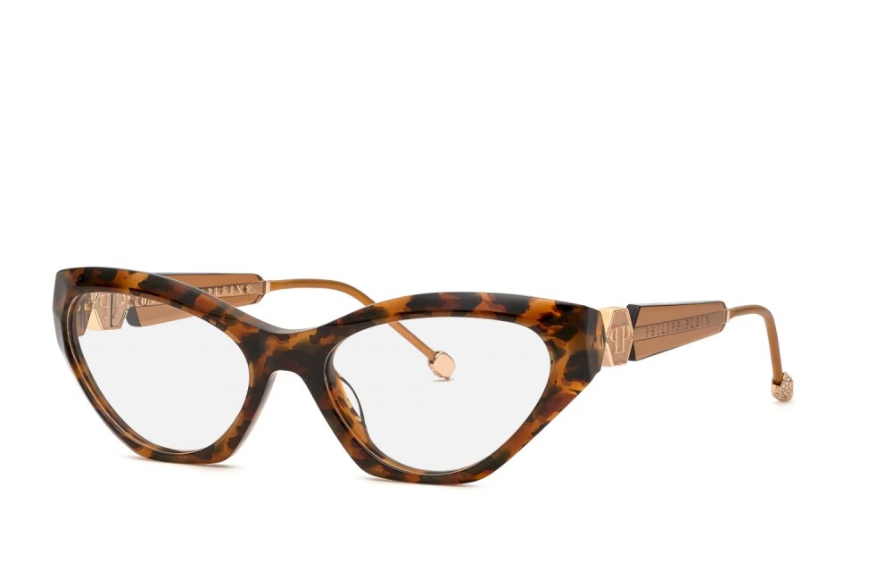 Philipp Plein VPP069S QUEEN - 0LEO - 55 Brillenfassungen Havanna Cat Eye