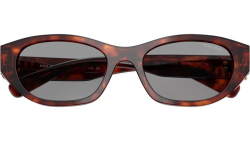 MIU MIU MU A03S - 21C40O - 53 Sonnenbrillen Havanna Cat Eye
