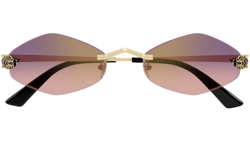 Cartier CT0433S - 004 - 55 Sonnenbrillen Eckig/Oval