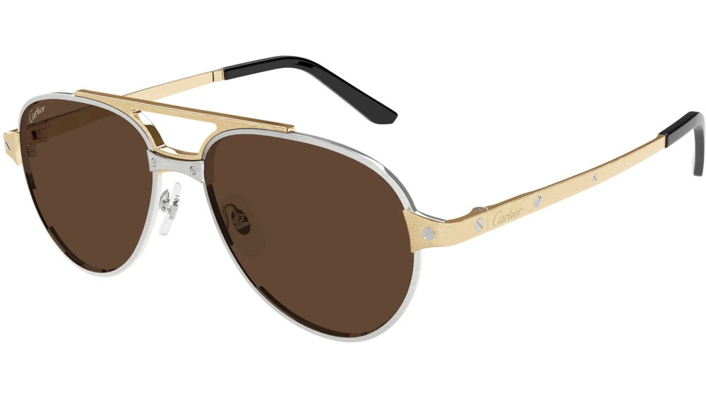 Cartier CT0476S - 008 - 59 Sonnenbrillen Pilot (Aviator)
