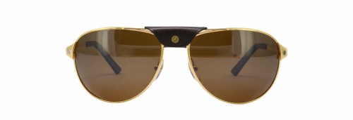 Cartier CT0074S - 001 - 58 Sonnenbrillen Gold Pilot (Aviator)