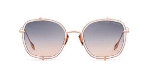 Dita TALON-THREE DTS442-A - 04 - 52 Sonnenbrillen Roségold Kissenform (Abgerundet)