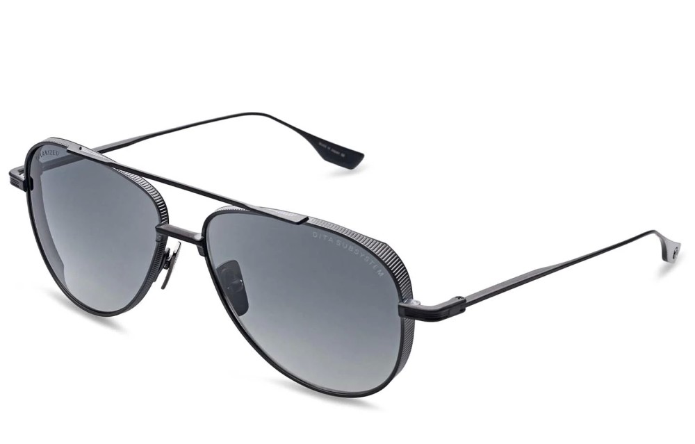 Dita SUBSYSTEM DTS141-A - 04 - 58 Sonnenbrillen Schwarz Pilot (Aviator)