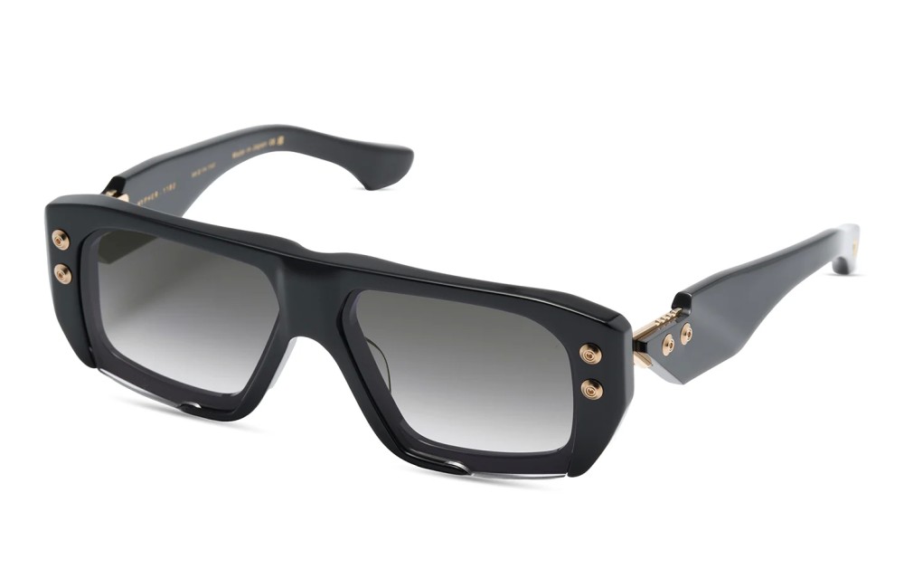 Dita HYPHER DTS466-A - 01 - 58 Sonnenbrillen Schwarz Eckig