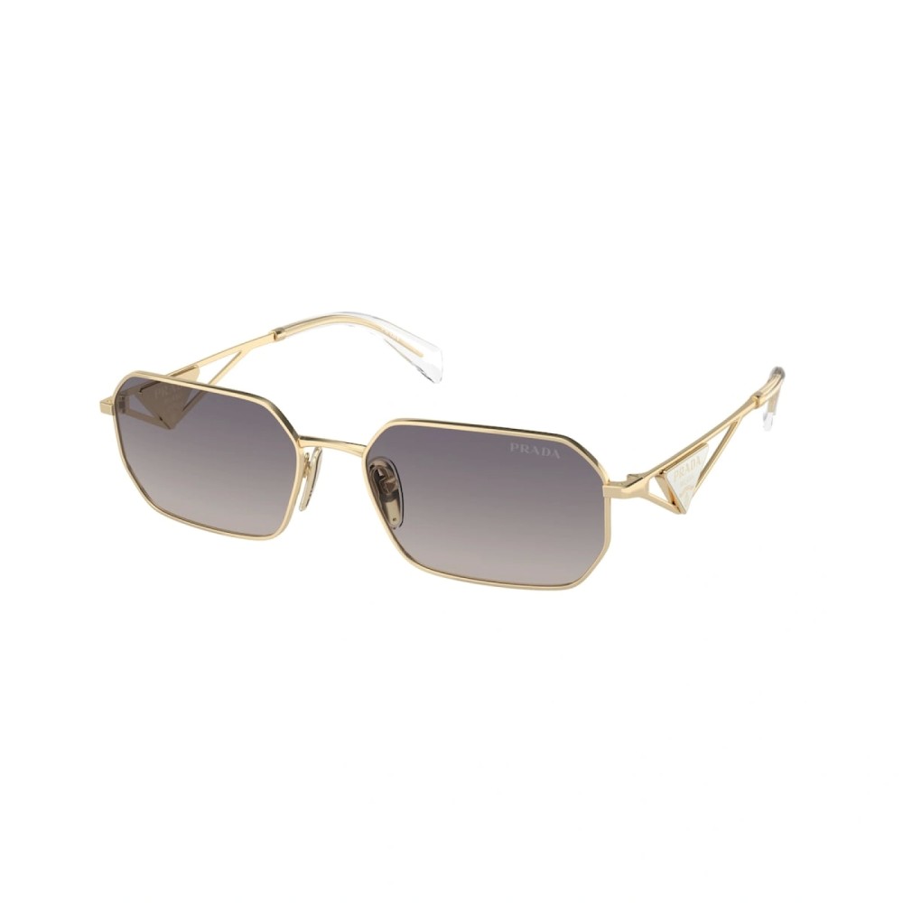 PRADA PR A51S - ZVN30C - 58 Sonnenbrillen Gold Eckig