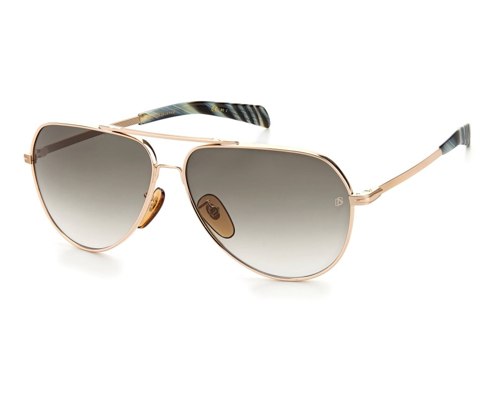 David Beckham DB 7031/S - F6W9K - 60 Sonnenbrillen Gold Pilot (Aviator)