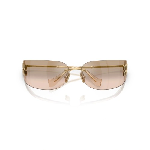 MIU MIU MU A51S - 5AK20P - 75 Sonnenbrillen Gold Oval