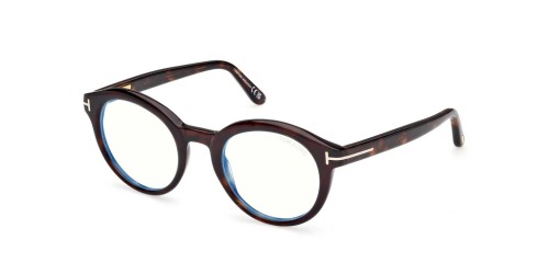 Tom Ford TF6061-B - 052 - 50 - MIT BLAU-VIOLETTEM LICHTFILTER-GLÄSERN Brillenfassungen Rund