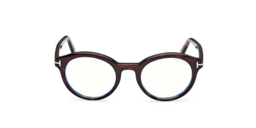 Tom Ford TF6061-B - 052 - 50 - MIT BLAU-VIOLETTEM LICHTFILTER-GLÄSERN Brillenfassungen Rund