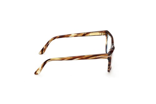Tom Ford TF6047-B - 055 - 54 - MIT BLAU-VIOLETTEM LICHTFILTER-GLÄSERN Brillenfassungen Havanna Eckig