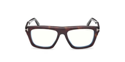 Tom Ford TF6059-B ECO - 052 - 54 - MIT BLAU-VIOLETTEM LICHTFILTER-GLÄSERN Brillenfassungen Eckig