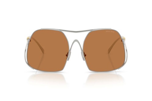 MIU MIU MU A55S - ​1BC90Q - ​57 Sonnenbrillen Silber Eckig