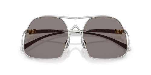 MIU MIU MU A55S - ​1BC80Q - ​57 Sonnenbrillen Silber Eckig