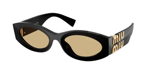 MIU MIU MU 11WS - 16K10R - 54 Sonnenbrillen Schwarz Oval