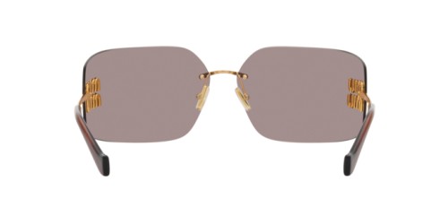 MIU MIU MU 54YS - 5AK06I - 80 Sonnenbrillen Gold Eckig