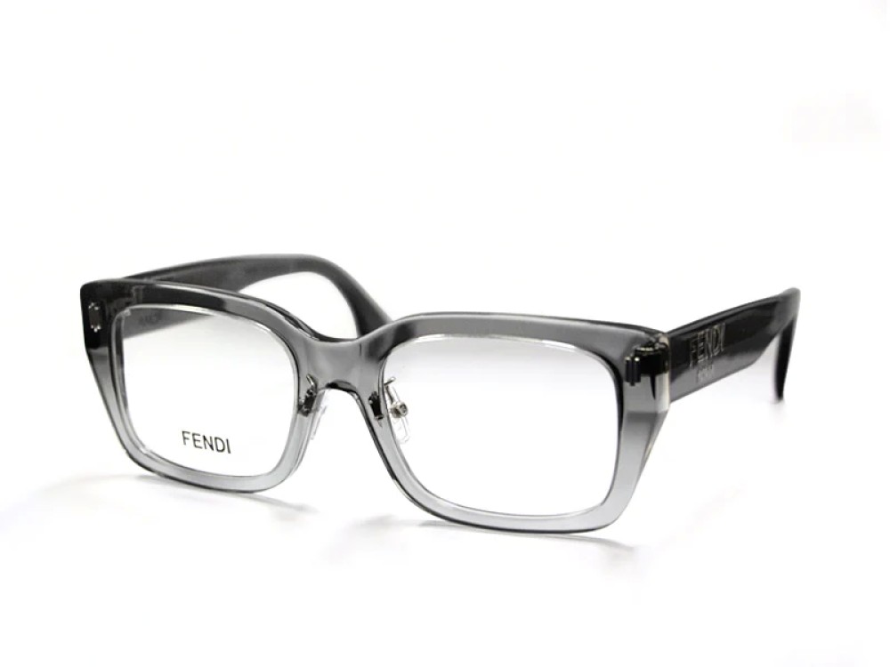 Fendi FE50094F - 020 - 52 Brillenfassungen Grau Eckig