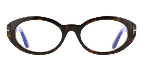 Tom Ford TF6067-B ECO - 052 - 54 - MIT BLAU-VIOLETTEM LICHTFILTER-GLÄSERN Brillenfassungen Oval