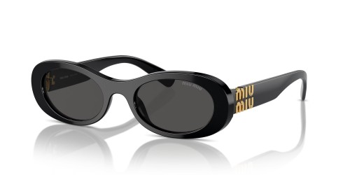 MIU MIU MU 06ZS - 1AB5S0 - 50 Sonnenbrillen Schwarz Oval