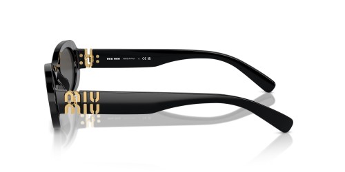 MIU MIU MU 06ZS - 1AB5S0 - 50 Sonnenbrillen Schwarz Oval