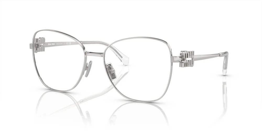 MIU MIU MU 50XV - ​1BC1O1 - ​56 Brillenfassungen Silber Schmetterling