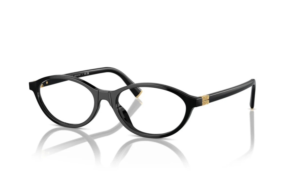 MIU MIU MU 09XV - ​16K1O1 - ​53 Brillenfassungen Schwarz Oval