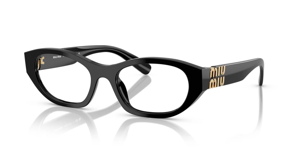 MIU MIU MU 03WV - ​16K1O1 - ​53 Brillenfassungen Schwarz Oval